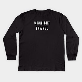 Midnight travel memories Kids Long Sleeve T-Shirt
